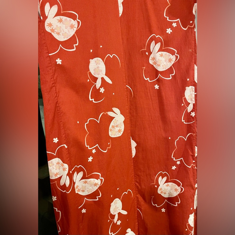 Vintage bunny kimono - Picture 4 of 4